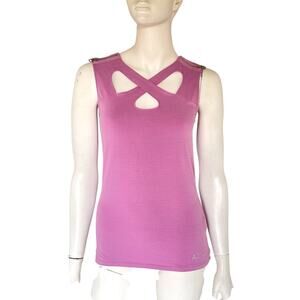 A/X Armani Exchange Purple Lilac cutout tank sz S